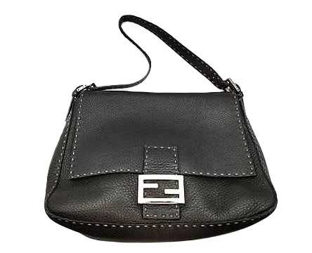 フェンディ買取 マンマバケットショルダーバッグ 8BR185 セレリア ブラック